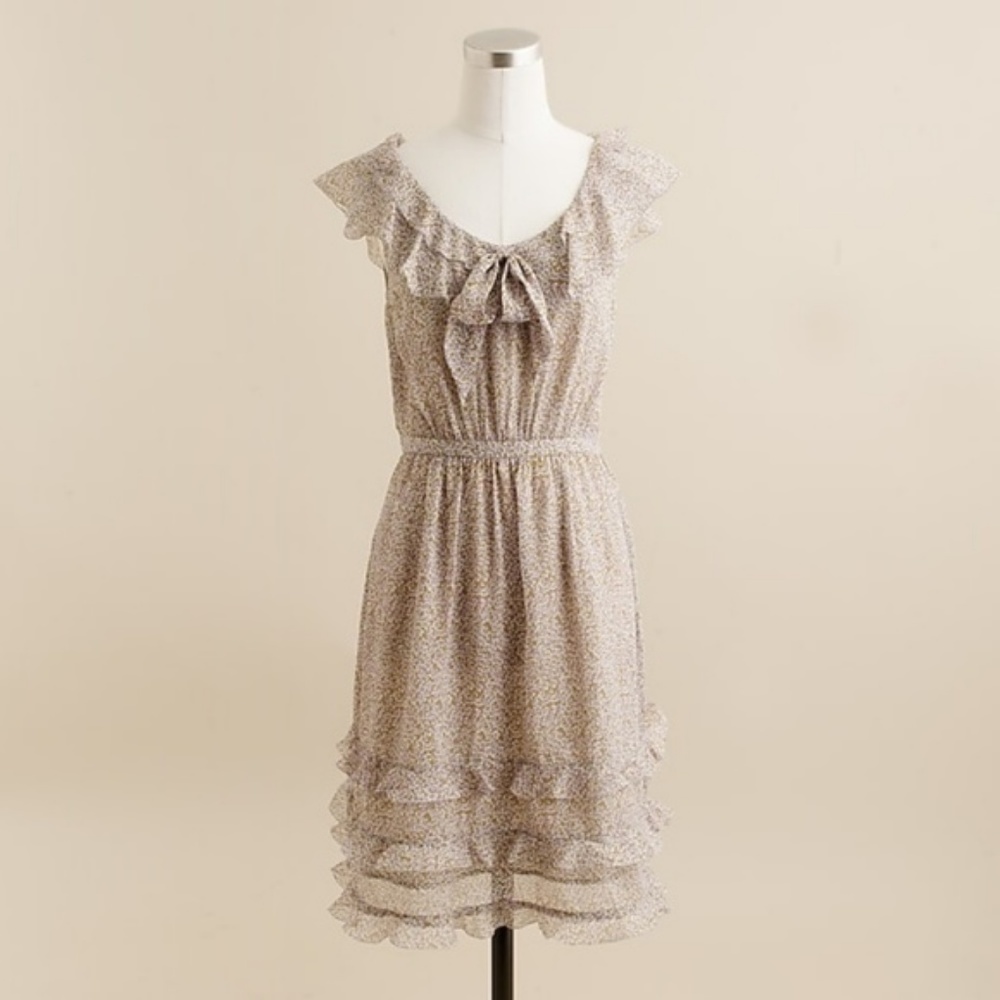 J. Crew Silk Letour Floral Lucinda Dress